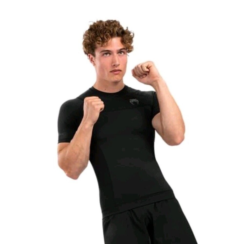 Venum G-Fit Air Rashguard Short Sleeve Compression Shirt Mens XL NEW